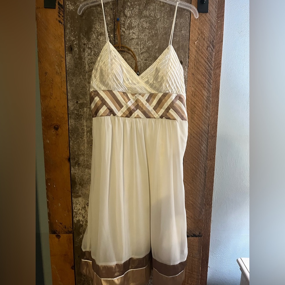 White Silk Dress